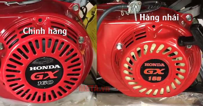 Cách phân biệt máy phát điện Honda thật giả dựa vào màu sắc tem