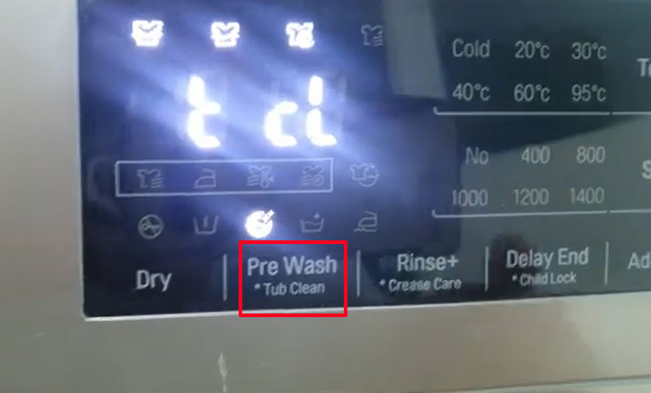 Cách sử dụng chế độ Tub Clean máy giặt LG chi tiết nhất