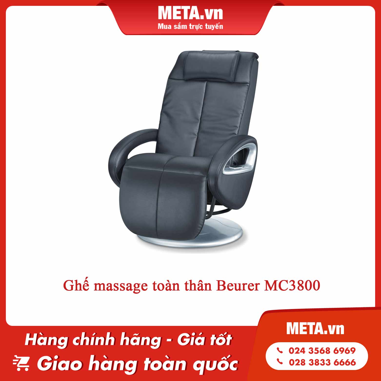 Ghế massage toàn thân mini Beurer MC3800