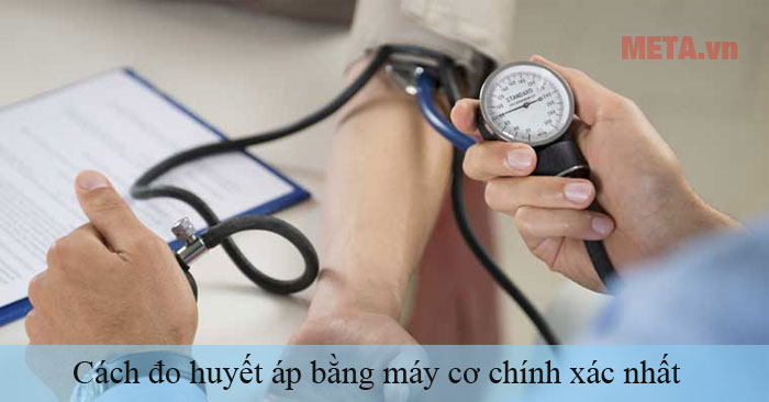 cách đo huyết áp bằng máy cơ