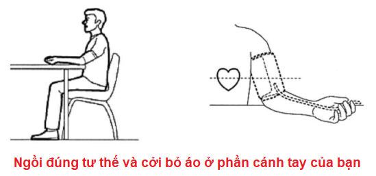 Cần ngồi đúng tư thế khi đo huyết áp bằng máy Omron HEM 8712