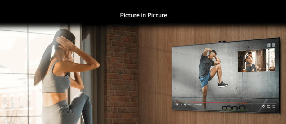 Tính năng Multi View trên tivi 4K LG UR7550 2023 