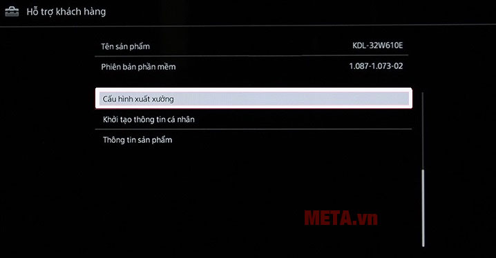 Cách sửa tivi Sony không vào được ứng dụng
