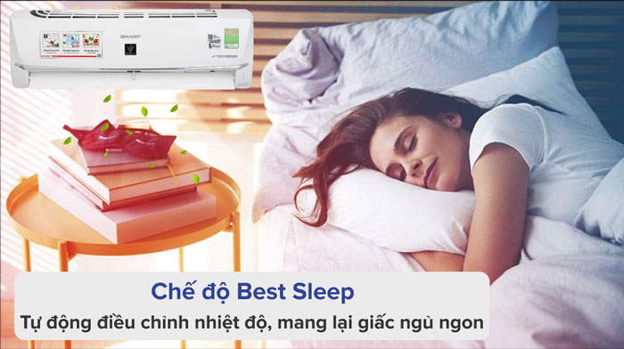 Dùng chế độ ngủ Best Sleep vào ban đêm