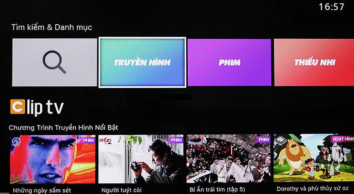 App xem phim miễn phí trên Smart TV: Clip TV