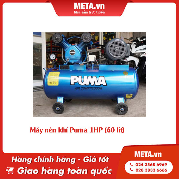 Máy nén khí Puma 1HP (60 lít)
