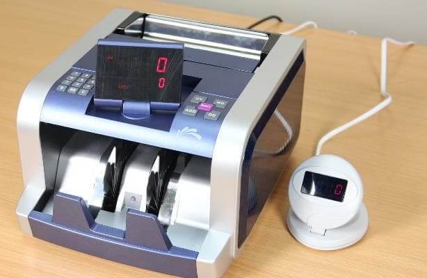 Máy đếm tiền không đếm được tiền do nhiều nguyên nhân