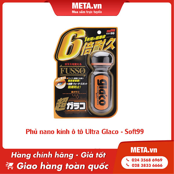 Phủ nano kính ô tô Ultra Glaco - Soft99