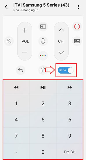Các thao tác sử dụng SmartThings để điều khiển tivi Samsung