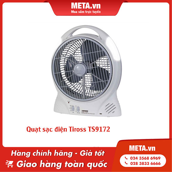 Quạt sạc điện Tiross TS9172