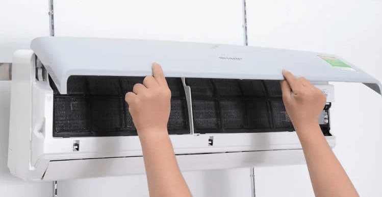 Cách tháo mặt nạ máy lạnh Samsung