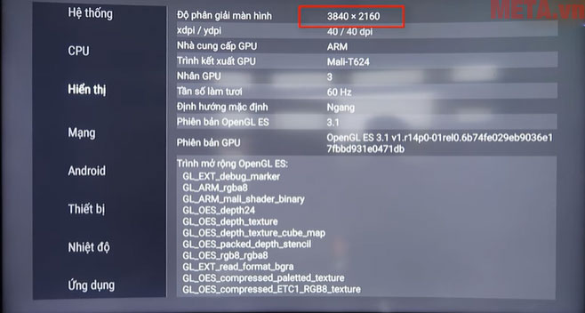 cách kiểm tra tivi 4K