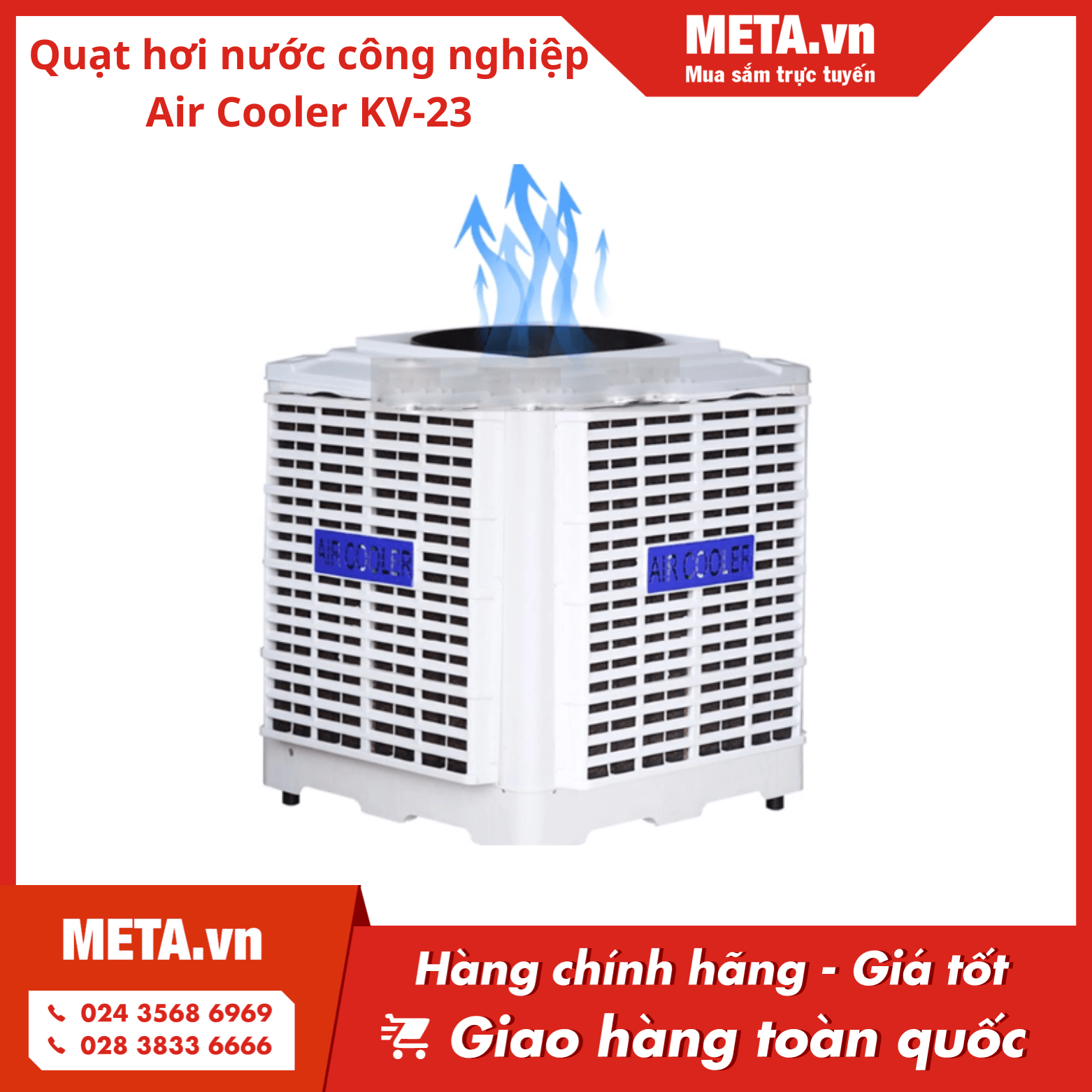 Quạt hơi nước công nghiệp Air Cooler KV-23
