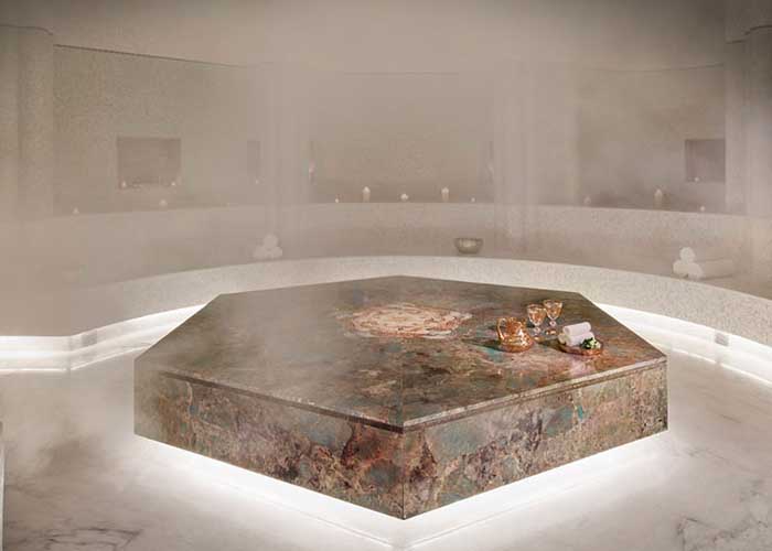 Phòng xông hơi Steambath thường được xây dựng bằng chất liệu không thấm nước