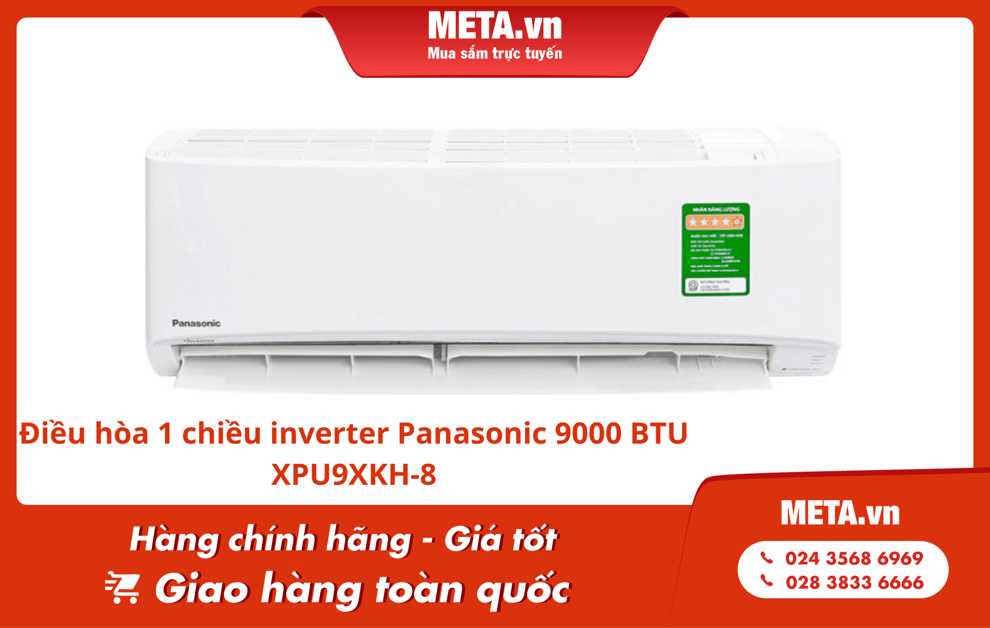 Mua ngay máy lạnh Toshiba 1HP Inverter RAS-H10C4KCVG-V