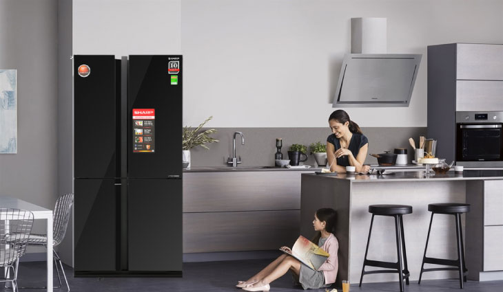so sánh tủ lạnh Sharp và Hitachi