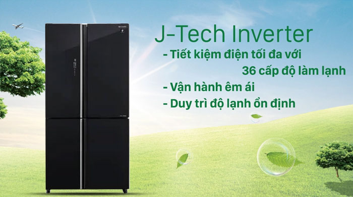 so sánh tủ lạnh Sharp và Hitachi