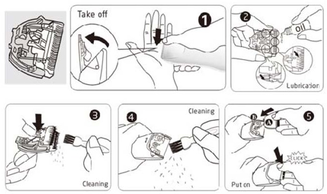 Một số lưu ý khi vệ sinh tông đơ cắt tóc