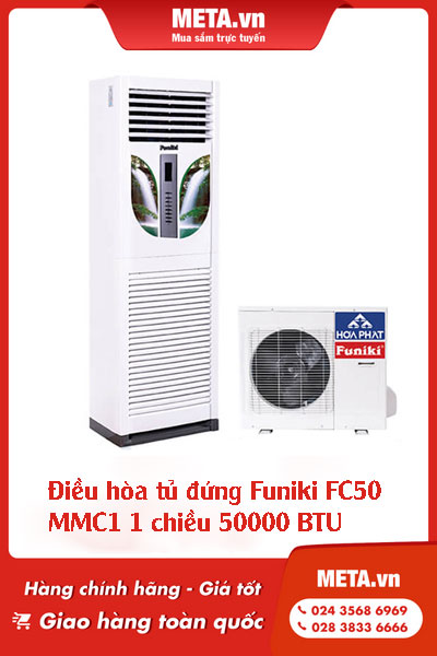  Điều hòa cây 1 chiều 50.000 BTU Funiki FC50 MMC1