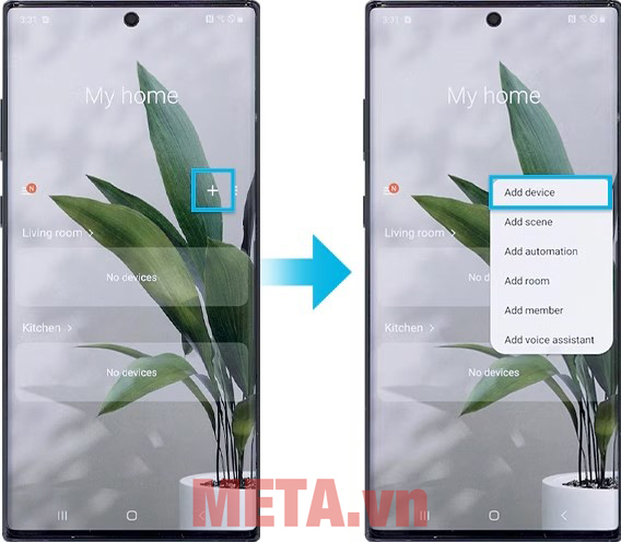 Điều khiển điều hòa Samsung bằng điện thoại