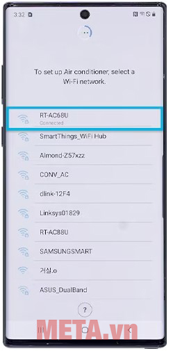 Kết nối điều hoà Samsung với điện thoại