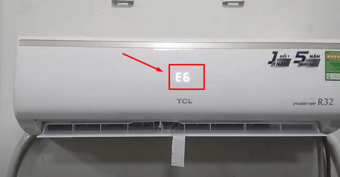 Lỗi E6 máy lạnh TCL