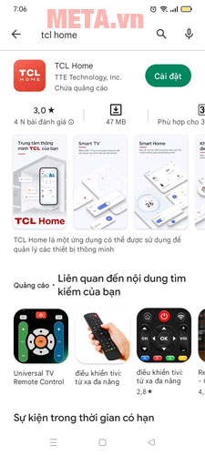 Tải ứng dụng TCL Home