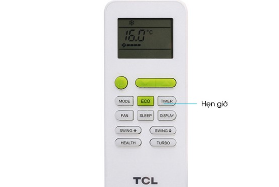 Cách hẹn giờ điều hoà TCL