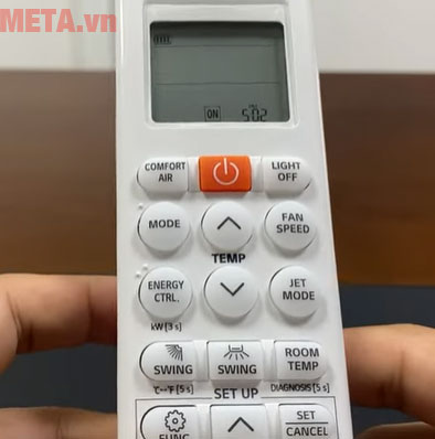 Nhấn nút SET/CANCEL để xác nhận lại cài đặt