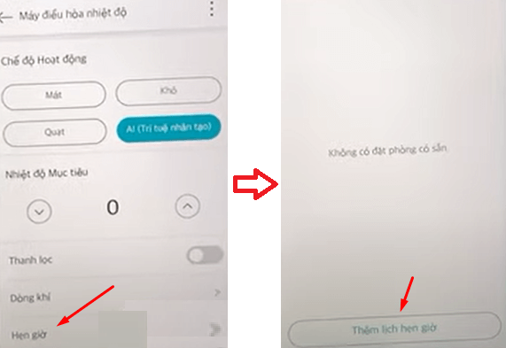 Cách hẹn giờ điều hòa LG trên ứng dụng ThinQ