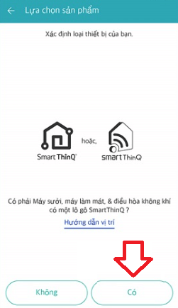 Chọn Có trong Lựa chọn sản phẩm