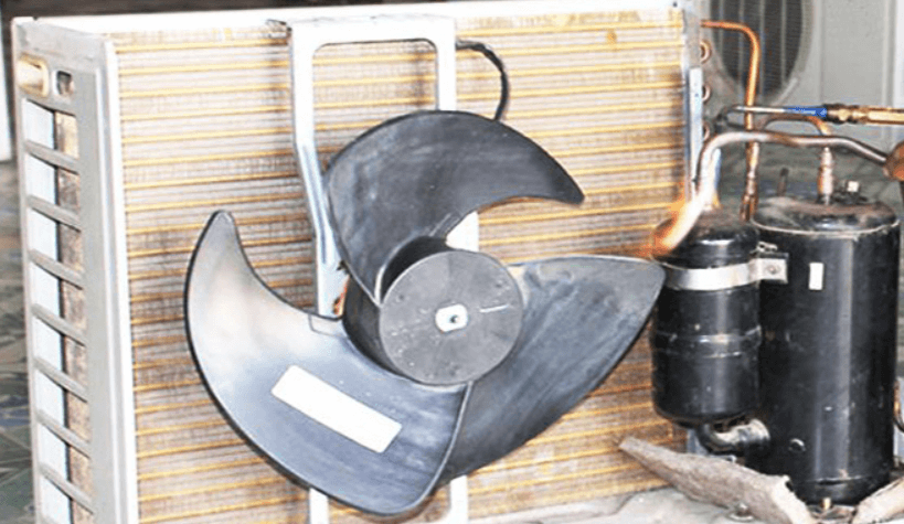 Lỗi CH 32 do quạt dàn nóng chạy yếu hoặc không chạy