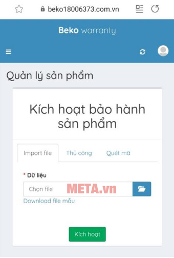 Cách kích hoạt bảo hành điều hòa Beko cho khách hàng doanh nghiệp