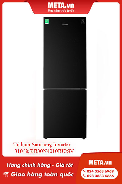 Tủ lạnh Samsung Inverter 310 lít RB30N4010BU/SV
