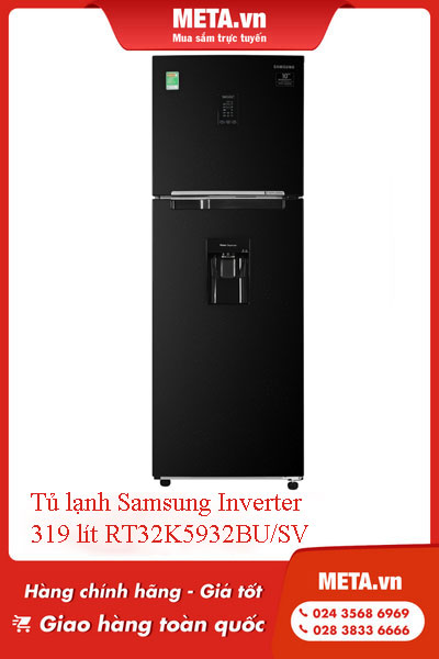 Tủ lạnh Samsung Inverter 319 lít RT32K5932BU/SV