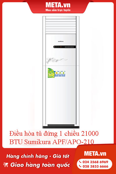 Điều hòa cây 1 chiều 21.000 BTU Sumikura APF/APO-210