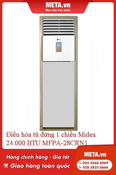 Điều hòa cây 1 chiều 24.000 BTU Midea MFPA-28CRN1