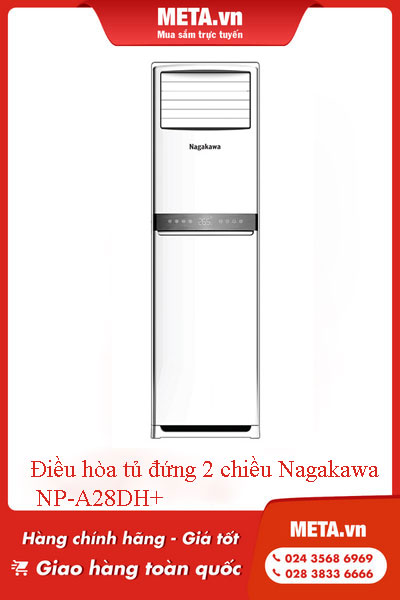 Điều hòa cây 2 chiều 28.000 BTU Nagakawa NP-A28DH+