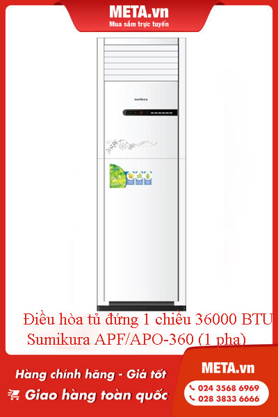 Điều hòa tủ đứng 1 chiều 36000 BTU Sumikura APF/APO-360 (1 pha)