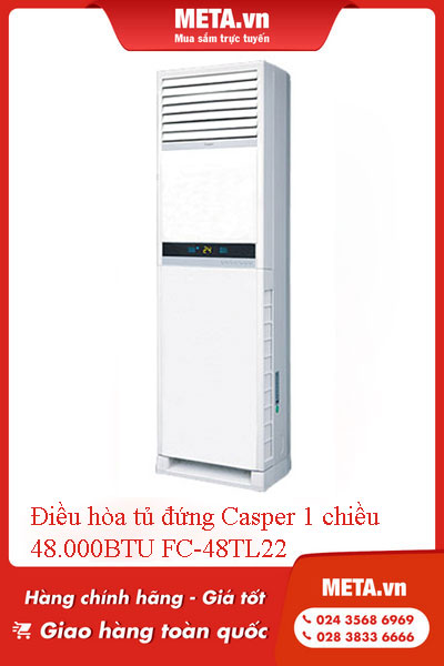 Điều hòa tủ đứng Casper 1 chiều 48.000BTU FC-48TL22