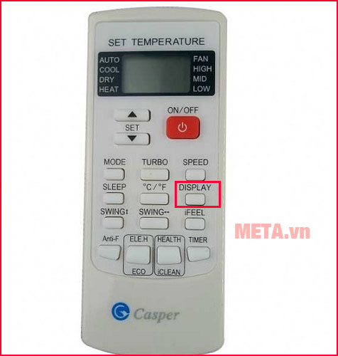 DISPLAY trong điều hòa Casper là gì?
