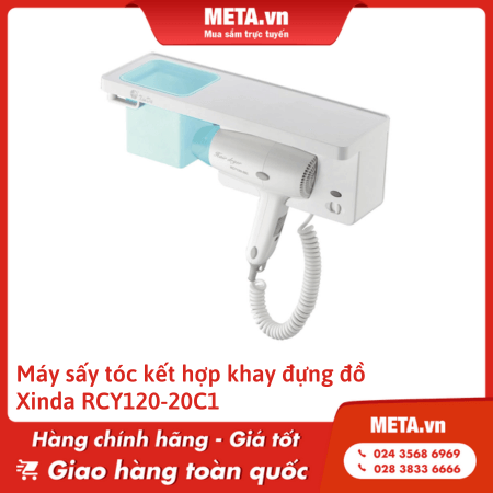 Máy sấy tóc kết hợp khay đựng đồ Xinda RCY120-20C1