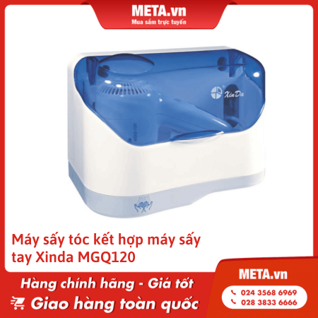 Máy sấy tóc kết hợp máy sấy tay Xinda MGQ120