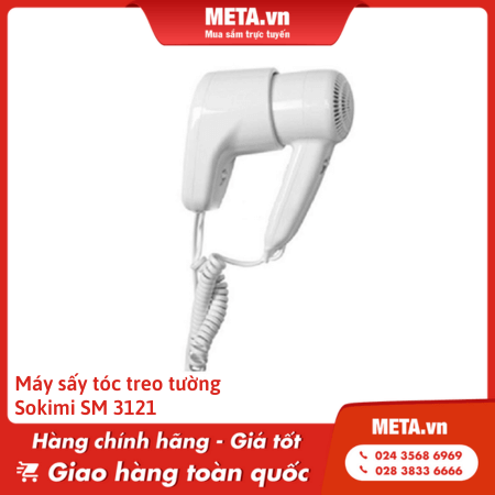 Máy sấy tóc treo tường Sokimi SM 3121