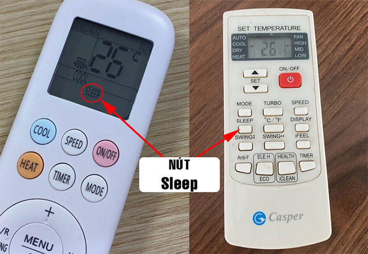 Chế độ Sleep điều hòa Casper