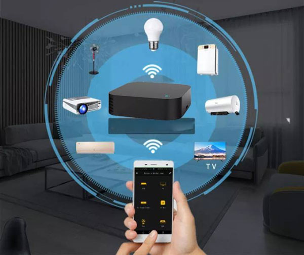 Cách mở máy lạnh AQUA không cần remote: Dùng cục điều khiển nhà trung tâm Smarthome