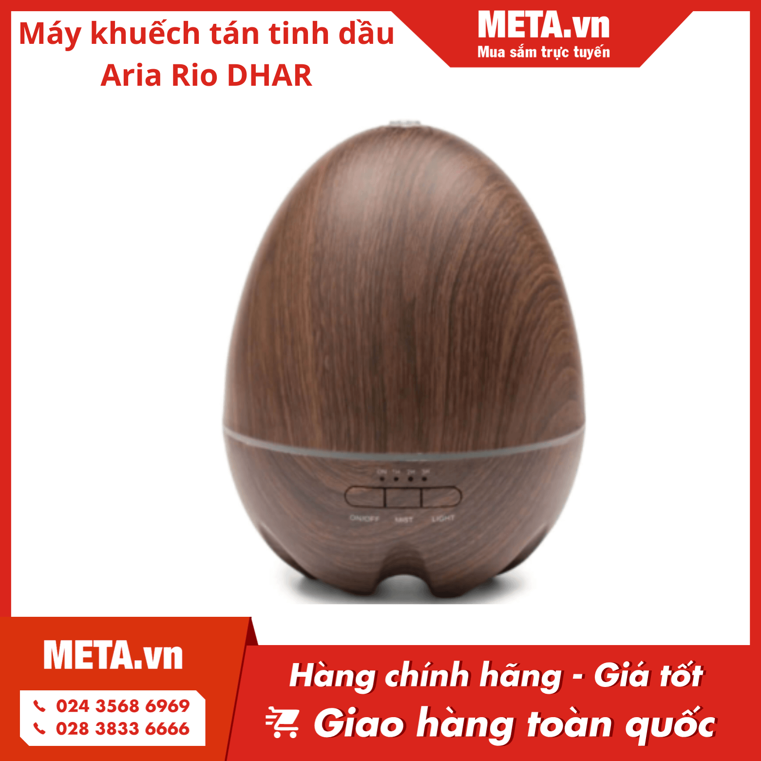 Máy khuếch tán tinh dầu Aria Rio DHAR