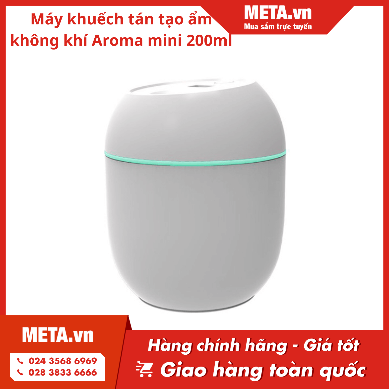 Máy khuếch tán tạo ẩm không khí Aroma mini 200ml