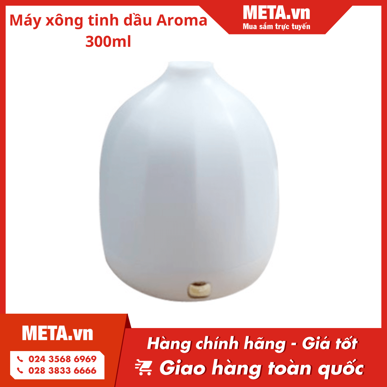 Máy xông tinh dầu xe hơi, phòng làm việc Aroma 300ml