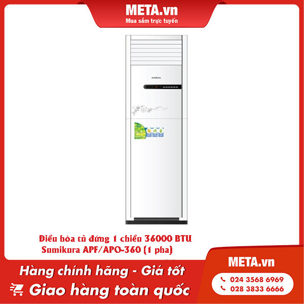 Điều hòa tủ đứng 1 chiều 36.000 BTU Sumikura APF/APO-360